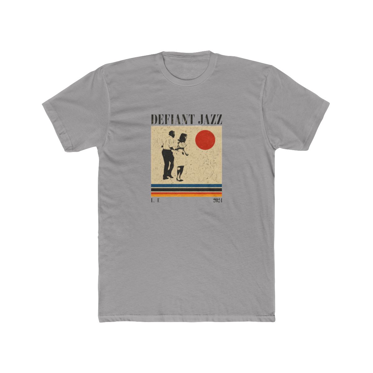Defiant Jazz Retro Dancing Couple T Shirt - Vintage Jazz Fan Gift - Official t-shirts merchandise