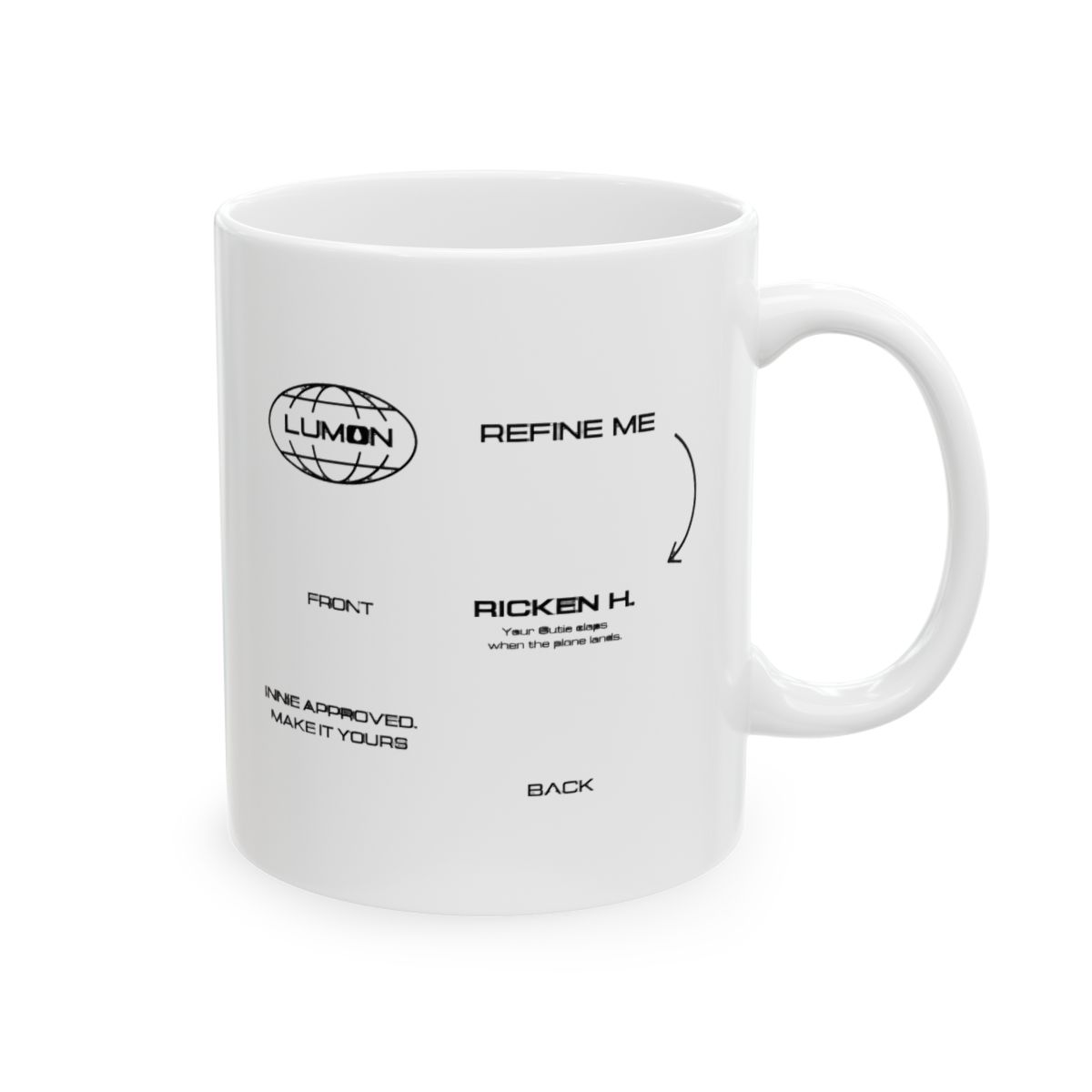 Whimsical Stacked Mugs Ceramic Mug - Funny Coffee Lover Gift - Official mugs merchandise