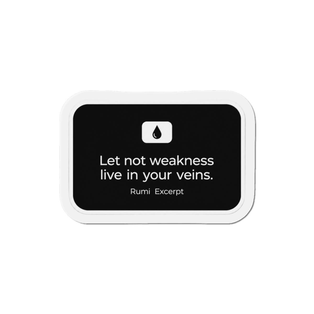 Let Not Weakness Live in Your Veins - Severance Fan Magnet - alternate angle 2, merchandise