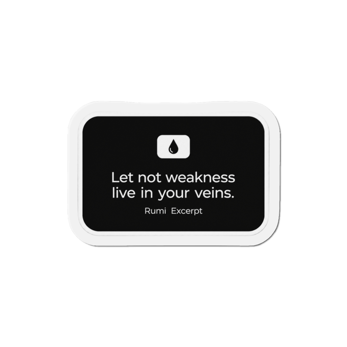 Let Not Weakness Live in Your Veins - Severance Fan Magnet - alternate angle 3, merchandise