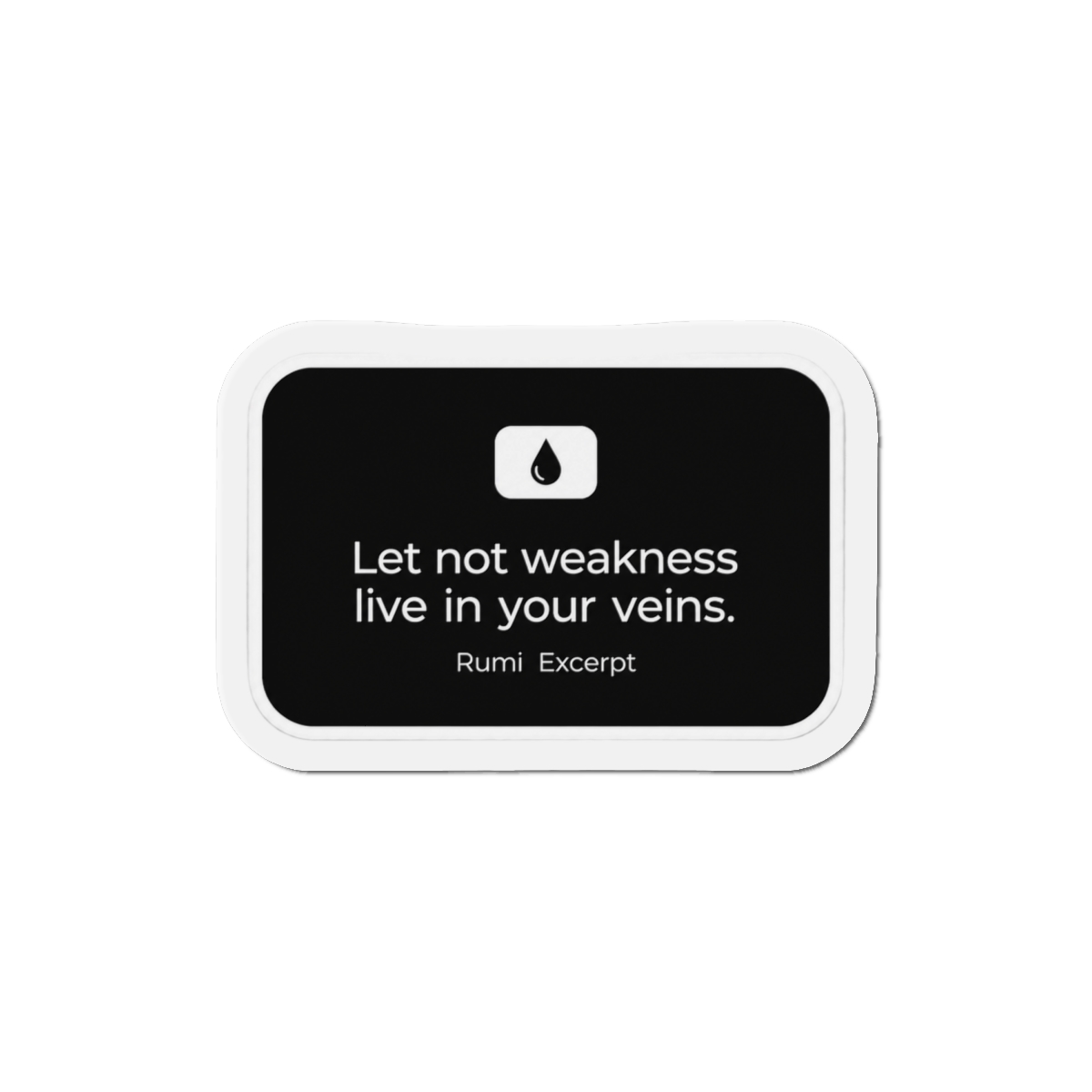 Let Not Weakness Live in Your Veins - Severance Fan Magnet - alternate angle 4, merchandise